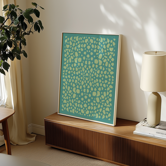 Pebble Pattern Poster
