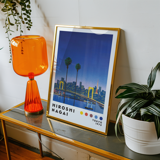Hiroshi Nagai Tokyo Bridge Poster