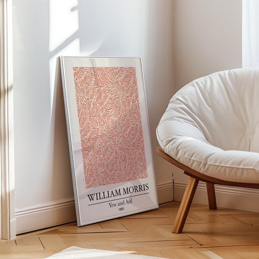 William Morris Yew and Aril Poster