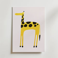 Playful Giraffe Poster
