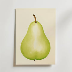 Green Pear Poster