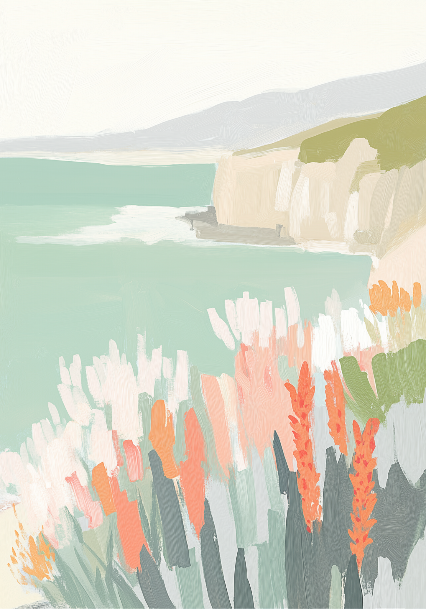 Field of Wildflowers Poster