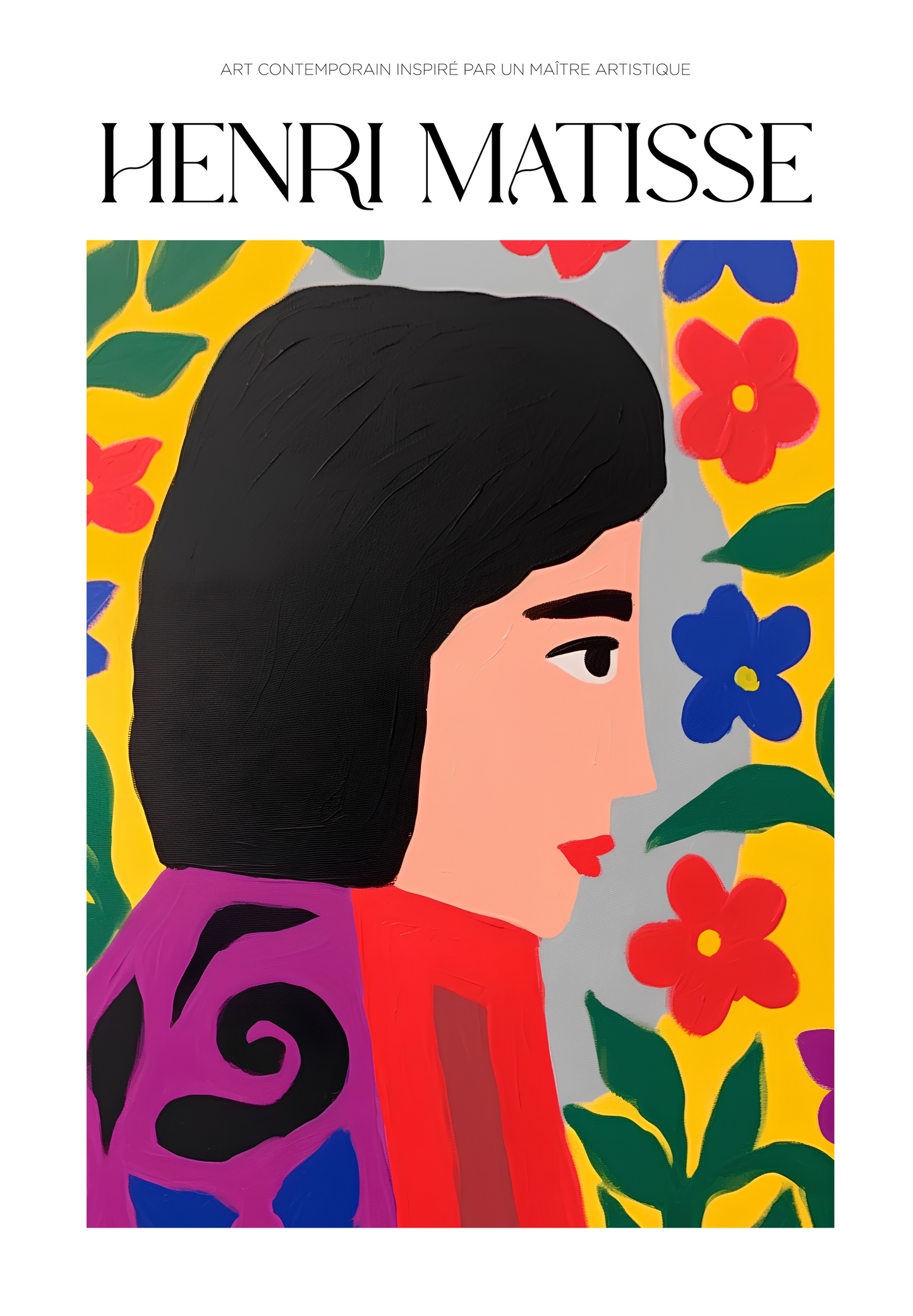 Madame Rouge Matisse Poster