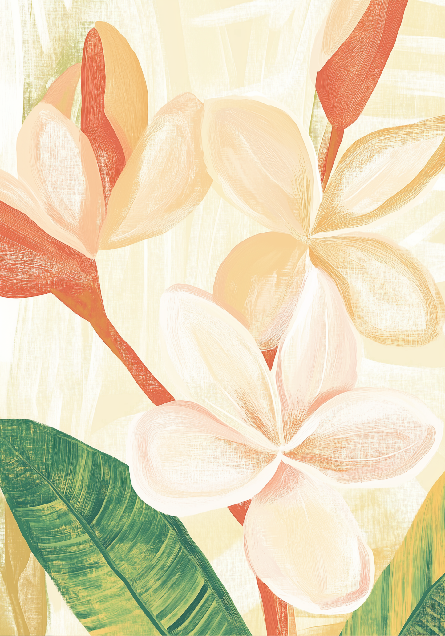 Flower And Leave Poster