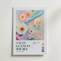 Yayoi Kusama Ethereal Bloom Drift Poster