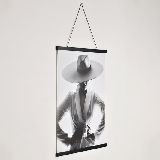 Posterhängare Svart Ek med magnet