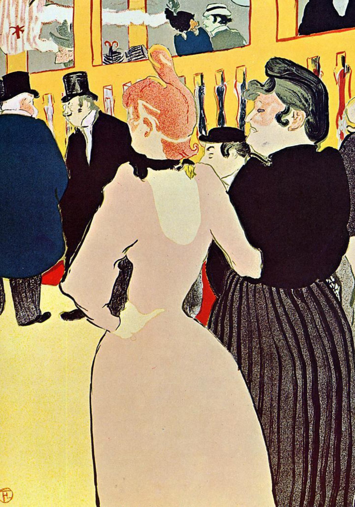 Henri Toulouse Galerie des Ponchettes Poster