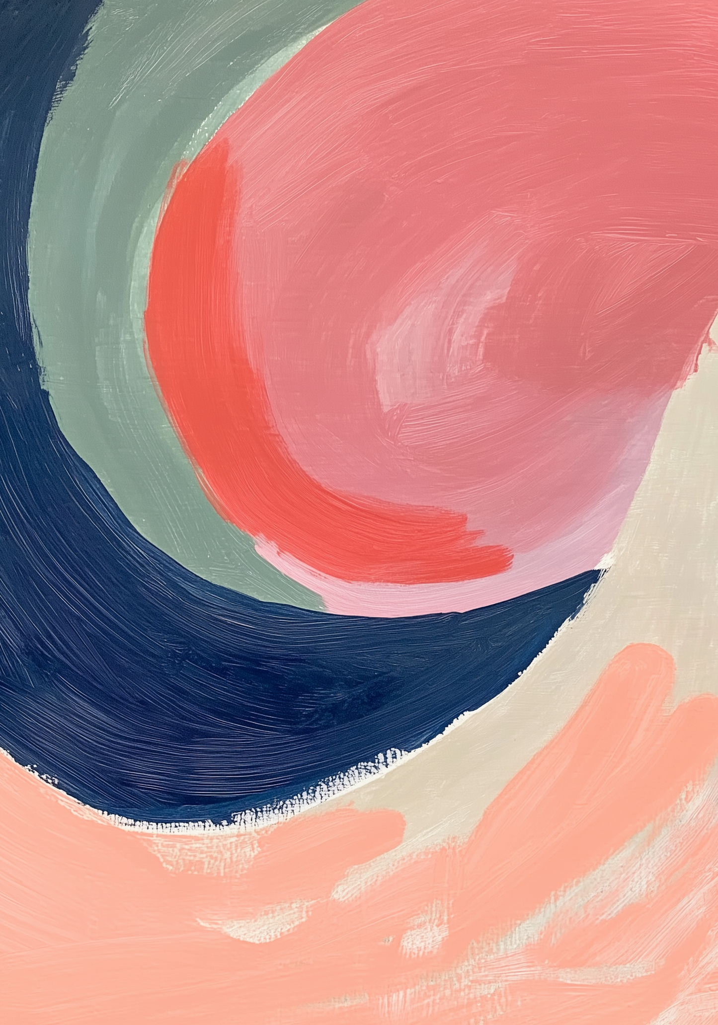 Abstract Whispers of the Horizon Poster