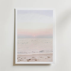 Pastel Horizon Sunset Poster