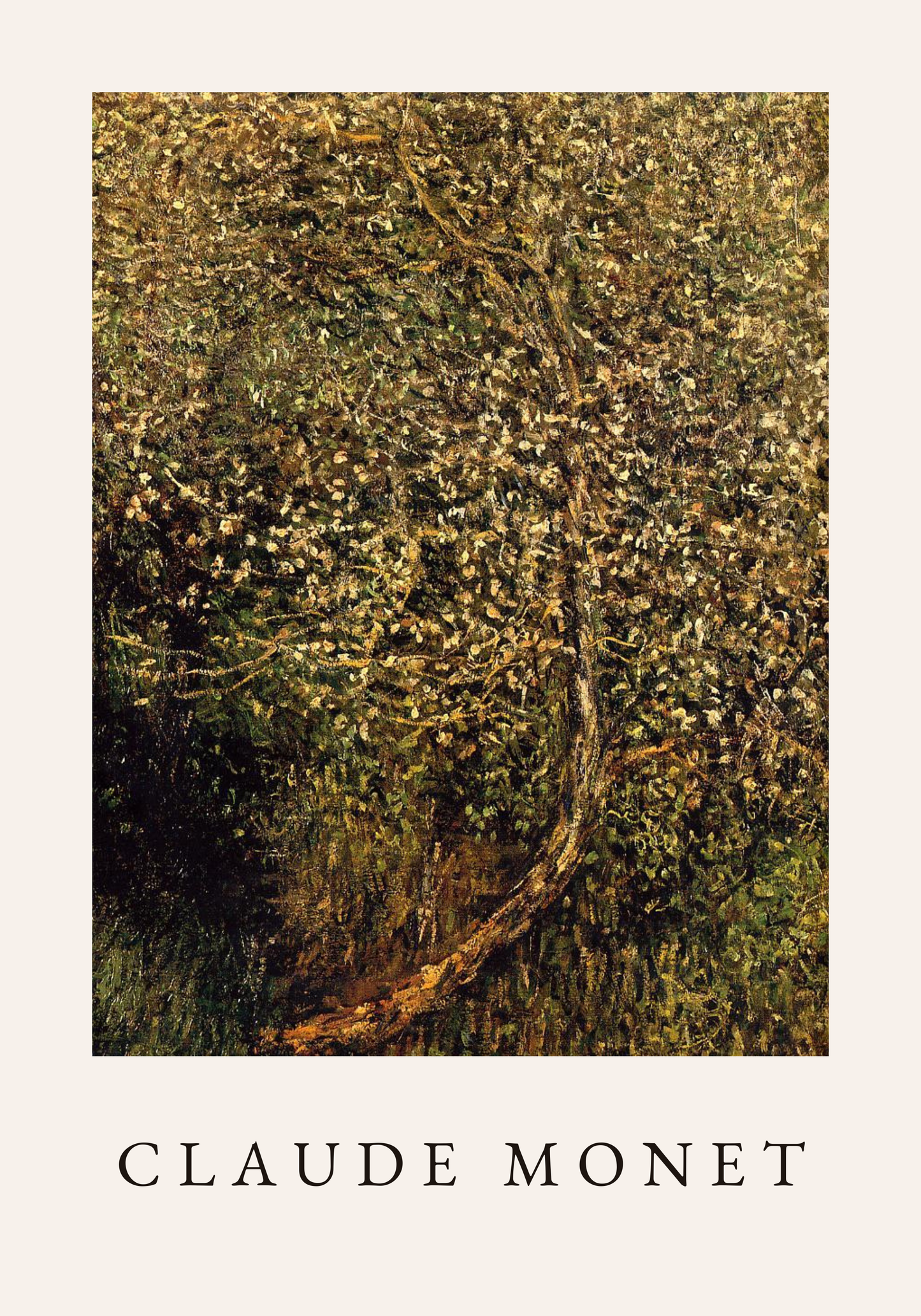 Claude Monet Apple Tree Poster