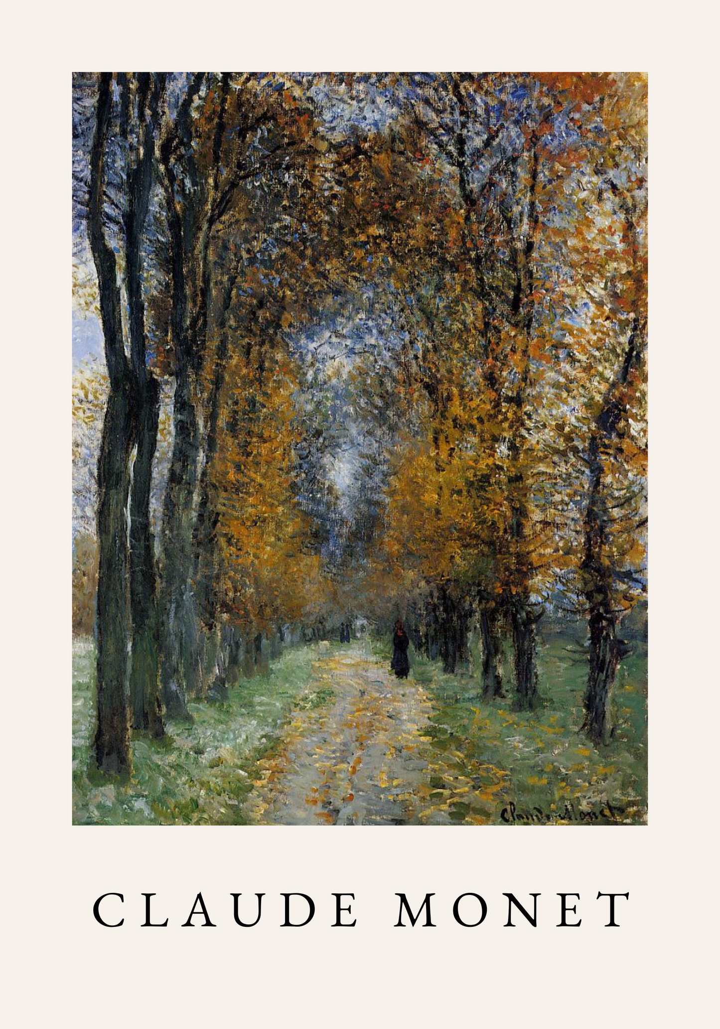 Claude Monet The Avenue Poster