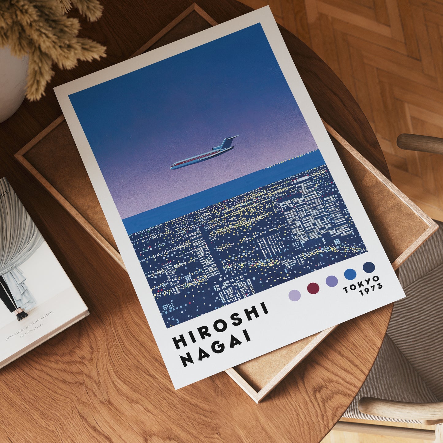 Hiroshi Nagai Twilight Flight Poster