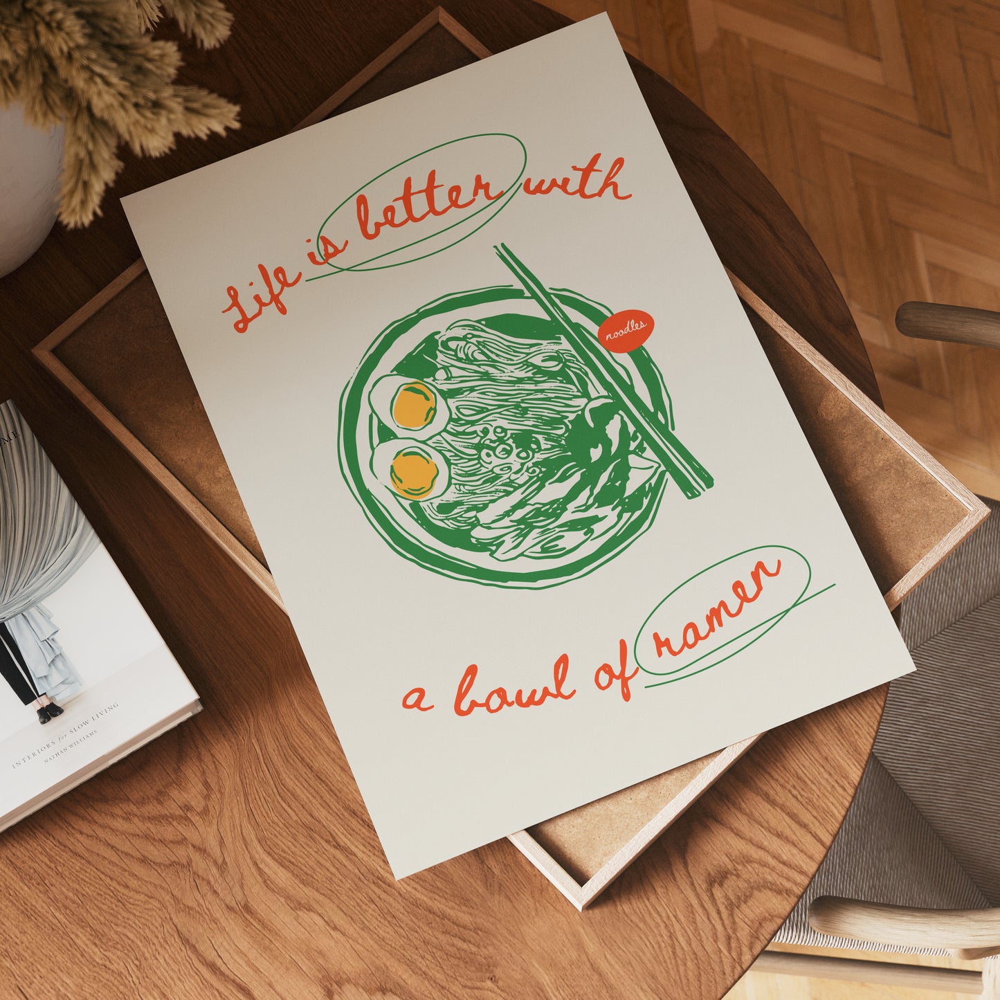 Slurp Ramen And Smile Poster