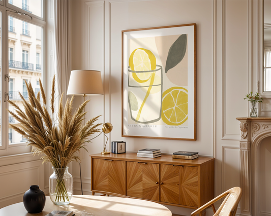 Citron Absolu Drink Poster