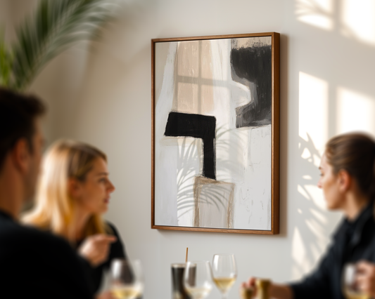 Abstract Balance No.2 Poster