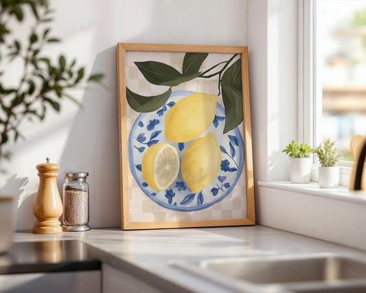 Lemon Table Poster