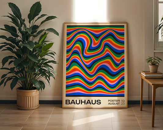 Bauhaus Waves Poster