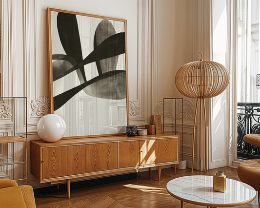 Abstract Leaves Art Poster