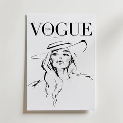 Vogue Paris Sketch Poster