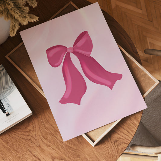 Pink Ribbon Charm Poster