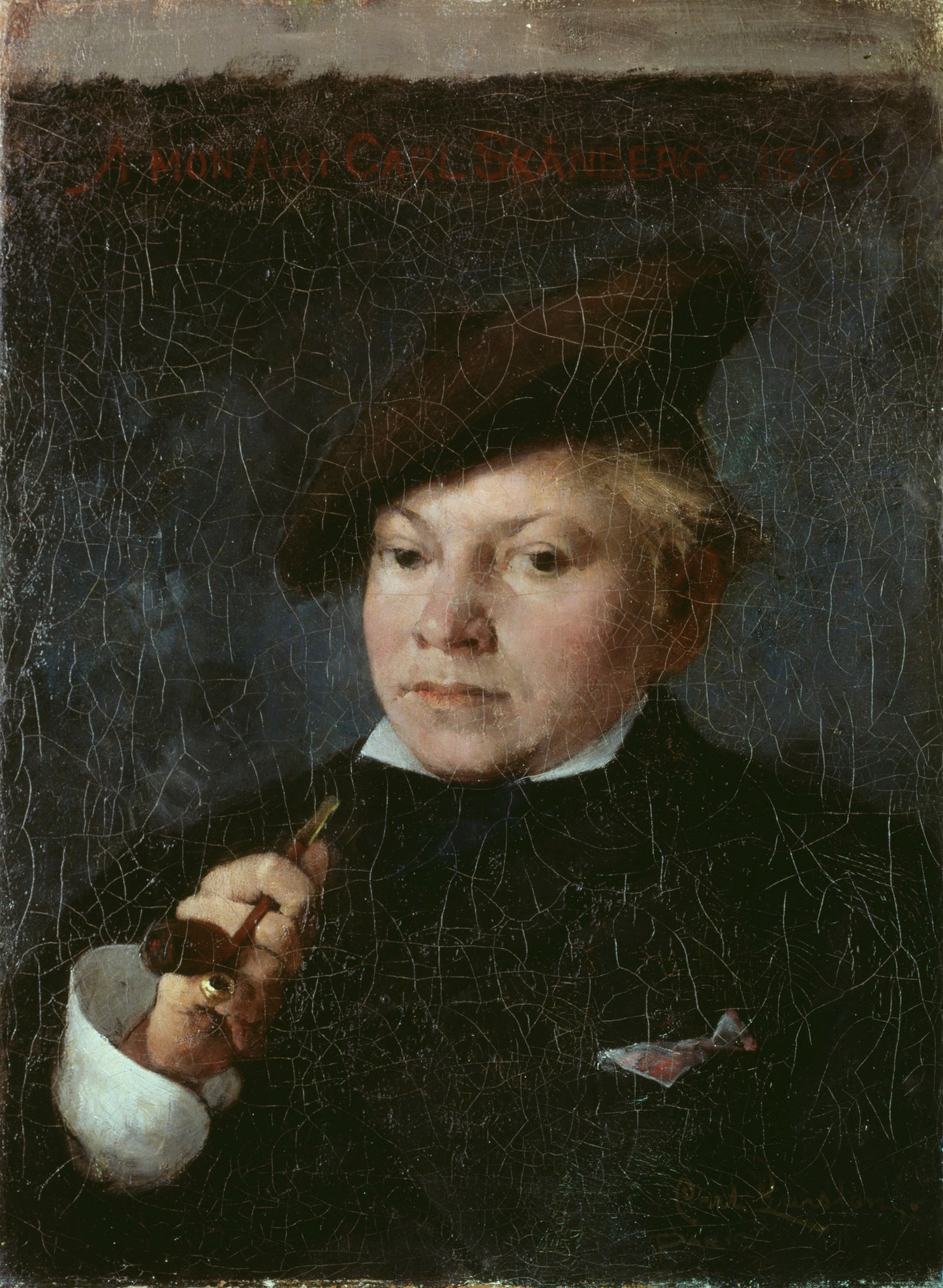 Carl Larsson The Artist Carl Skånberg 1878 Poster