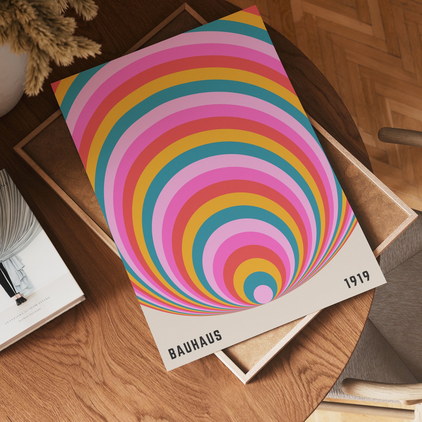 Bauhaus Color Arch Poster