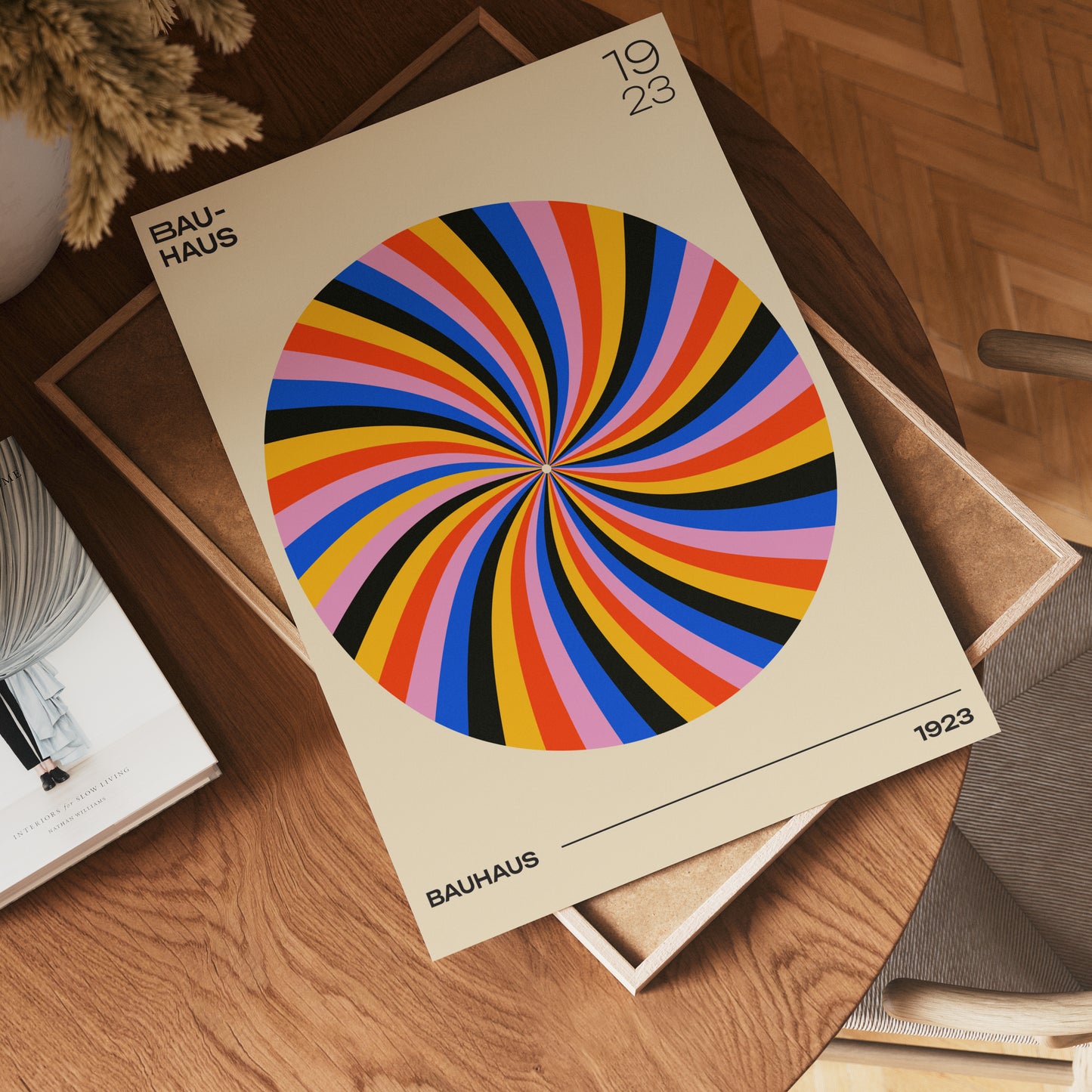 Bauhaus Spiral Poster