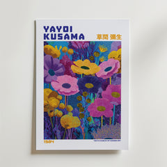 Yayoi Kusama Vivid Meadow Harmony 1984 Poster