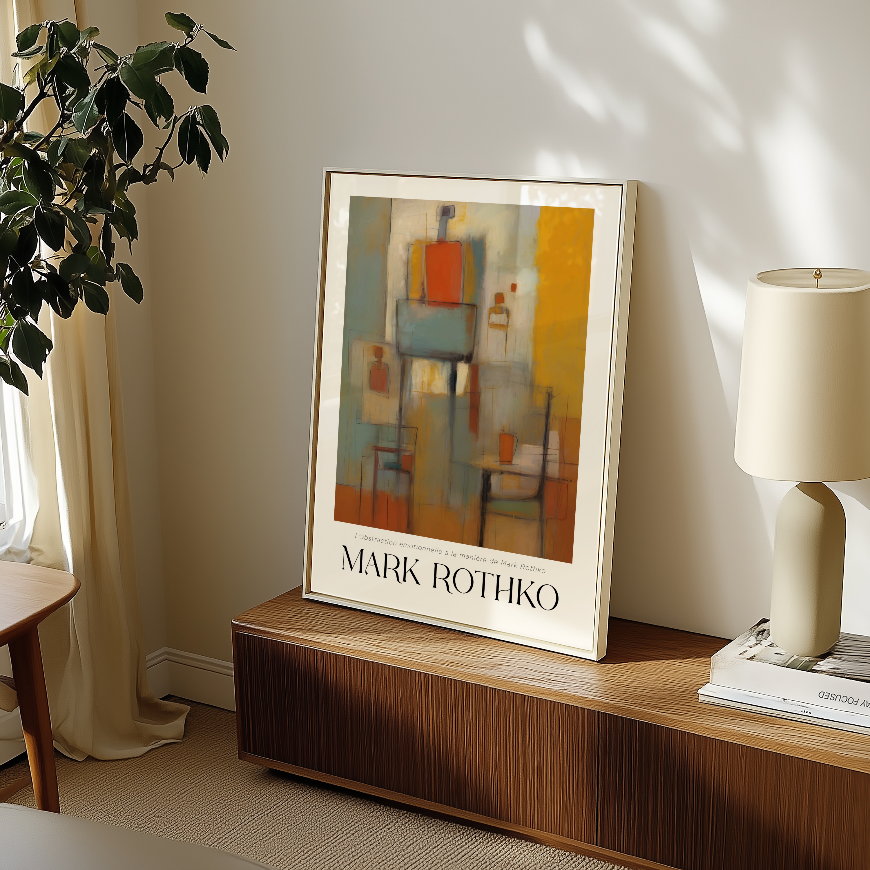 Muted Scaffold Mark Rothko Poster