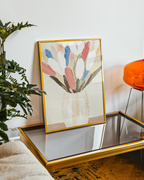 Flowers In Vase Poster