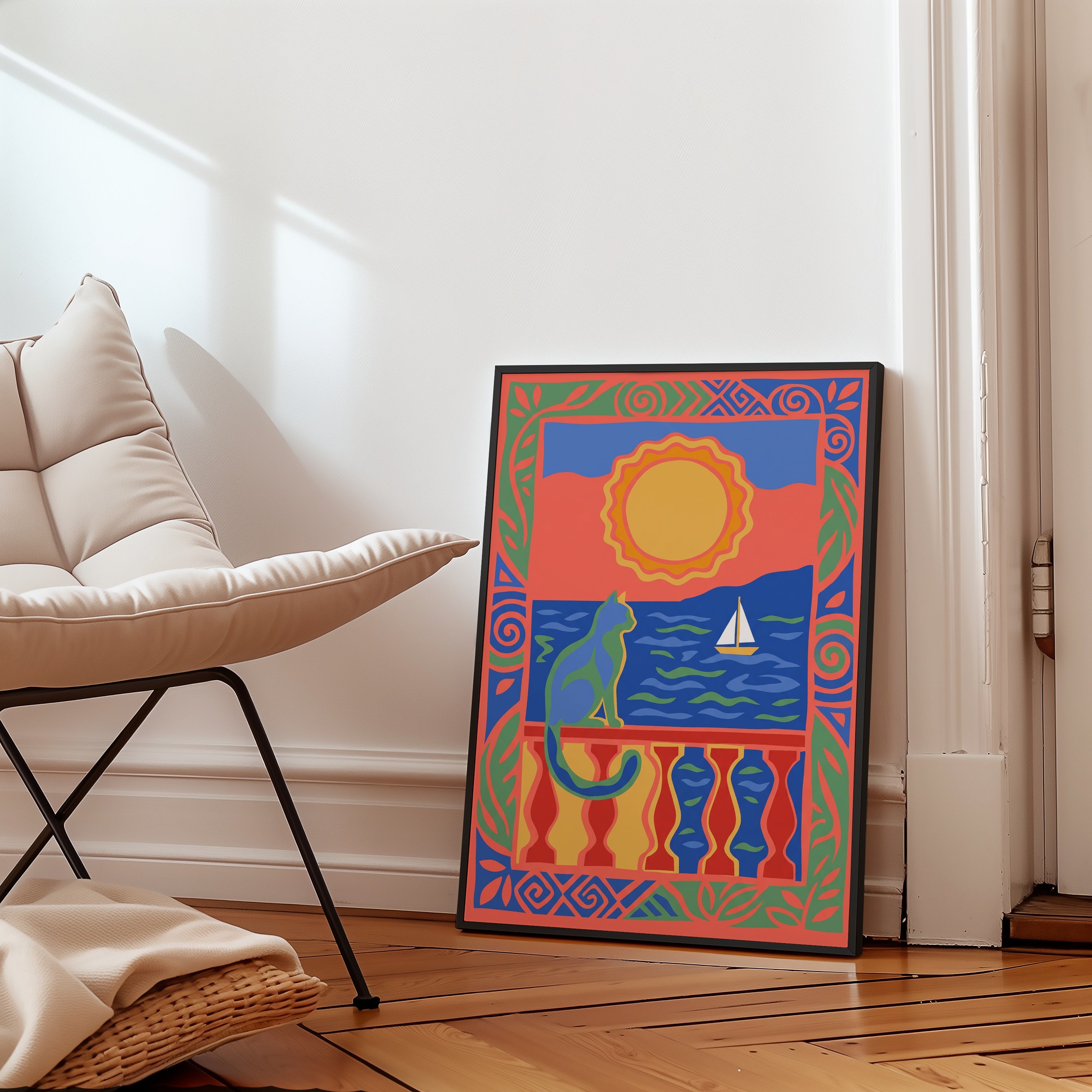 Matisse Balcony Cat Poster – i rum 4