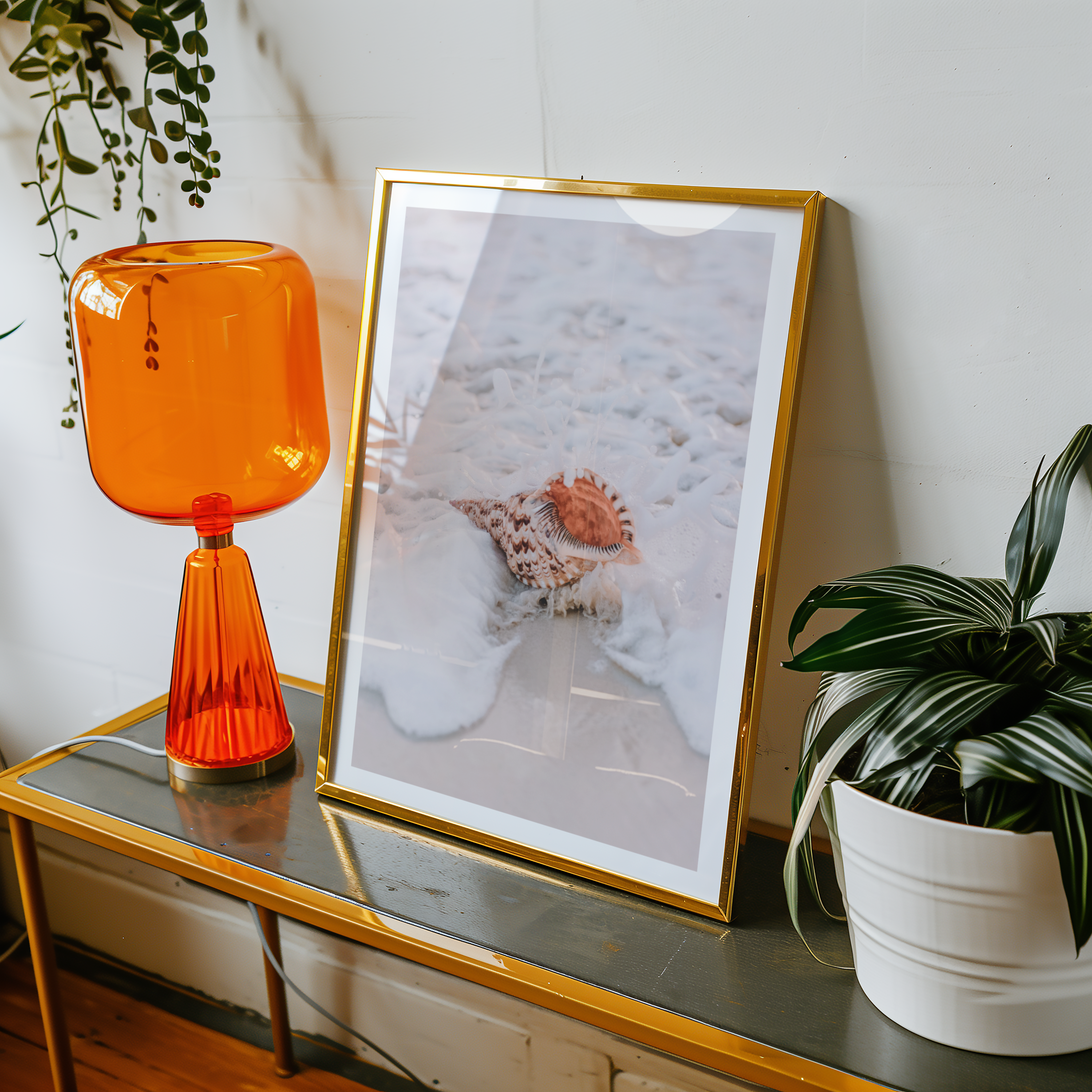 Seashell Mist Poster