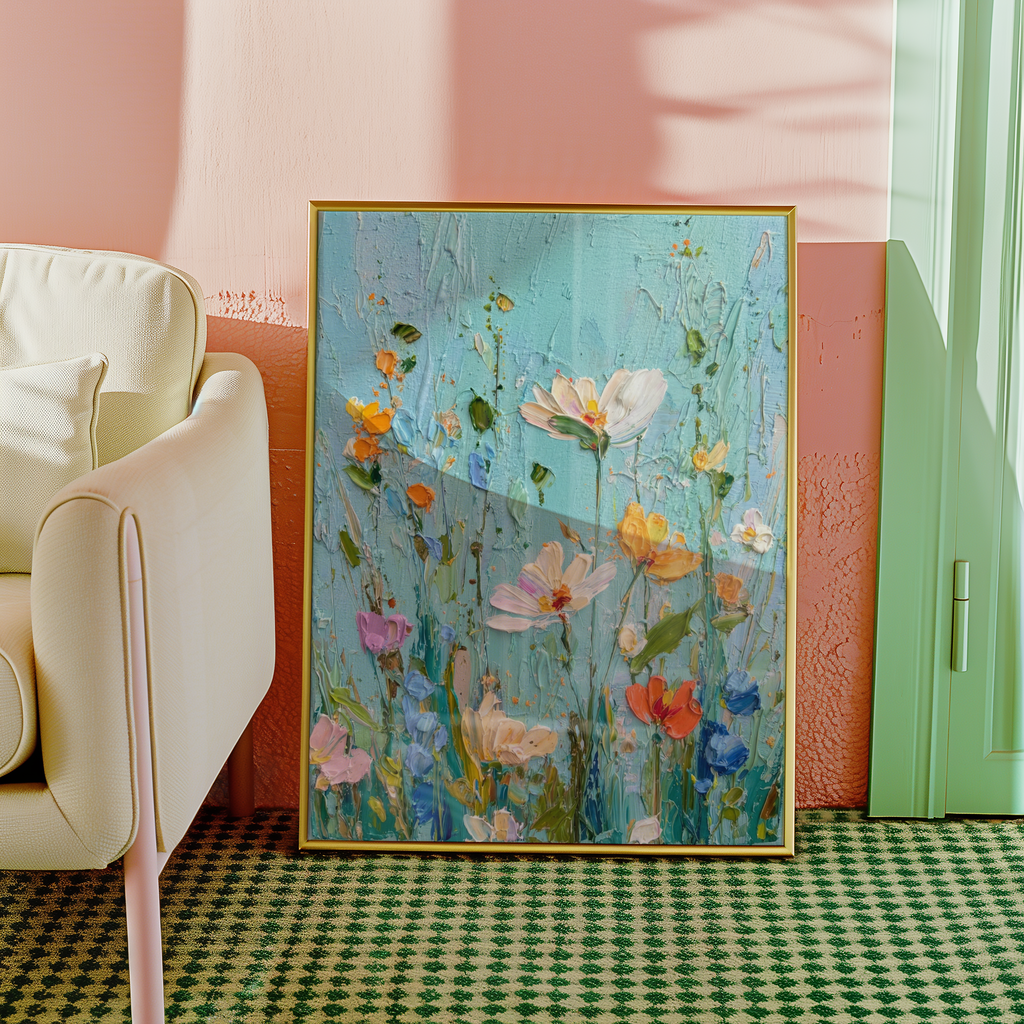 Spring Wildflower Bloom No.2 Poster – poster på vägg inredning