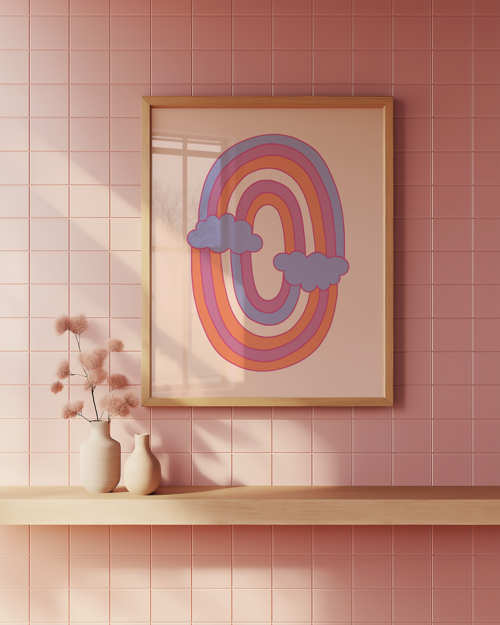 Pastel Rainbow Dream Poster