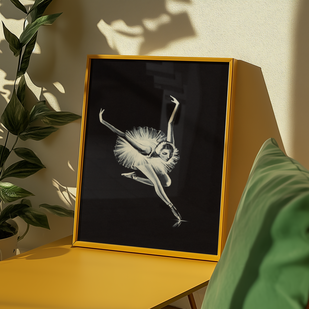 Helena Engström White Swan Poster