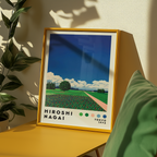 Hiroshi Nagai Floral Horizon Poster