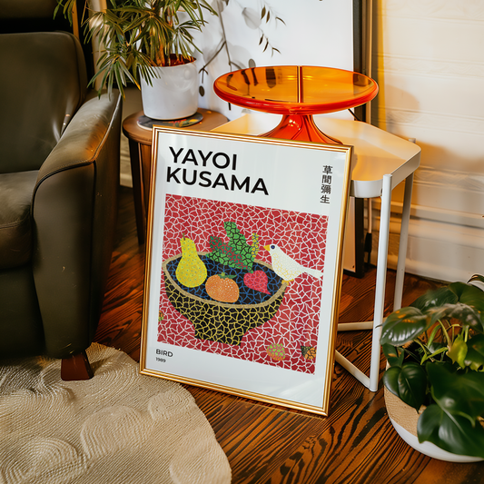 Yayoi Kusama Polka Feast Poster