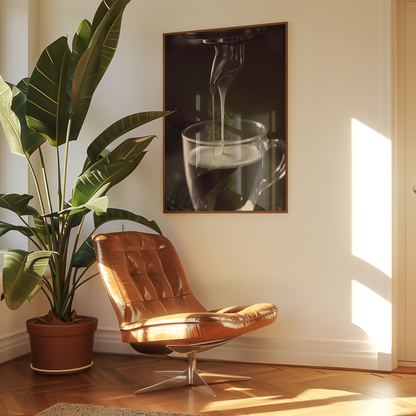 Espresso Pour Poster