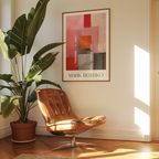 Depth Between Lines Mark Rothko Poster