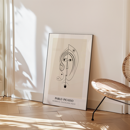 Picasso Soul In Lines Poster