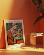 Picasso Loving Mother Poster
