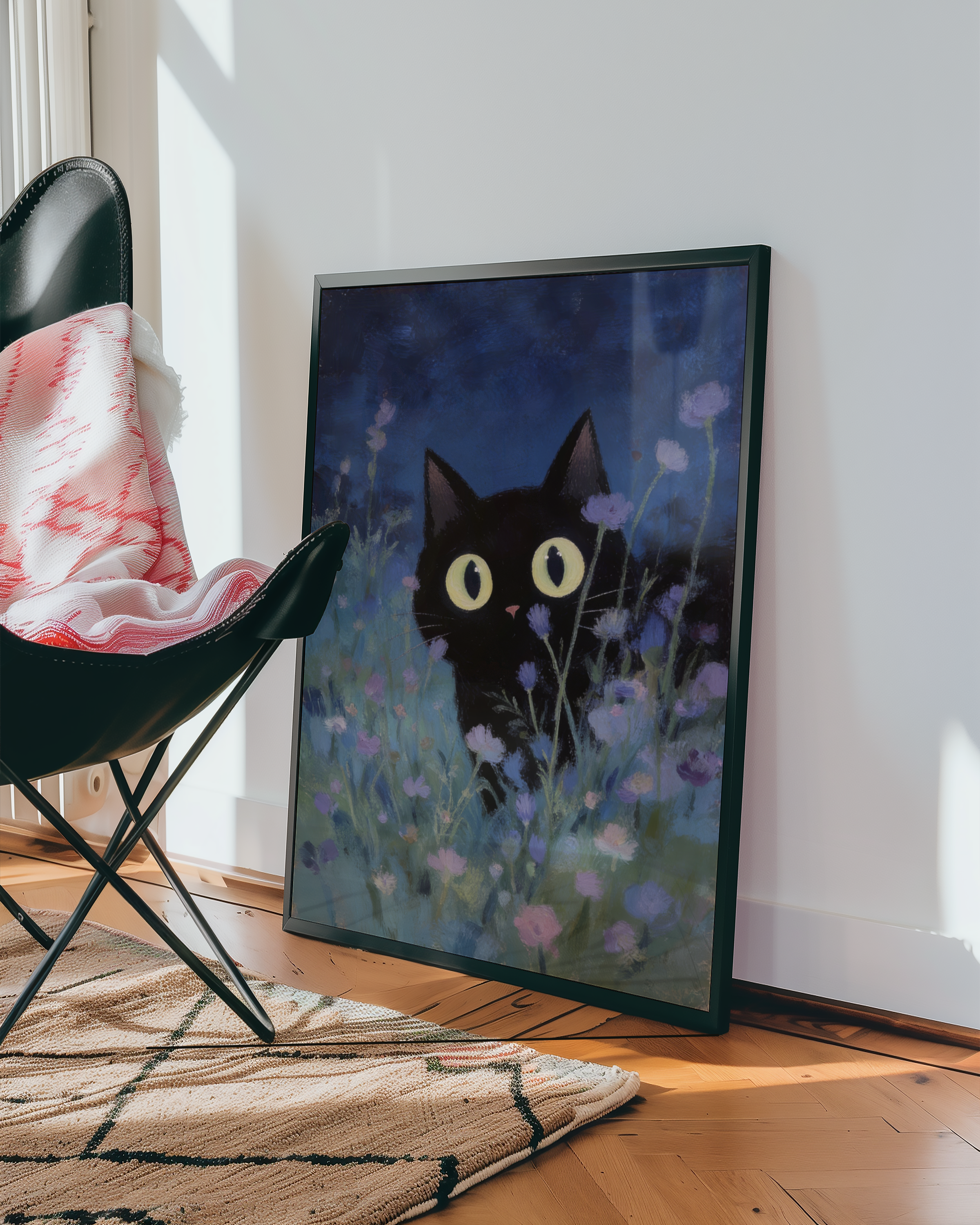 Night Whisper Cat Poster – poster på vägg inredning