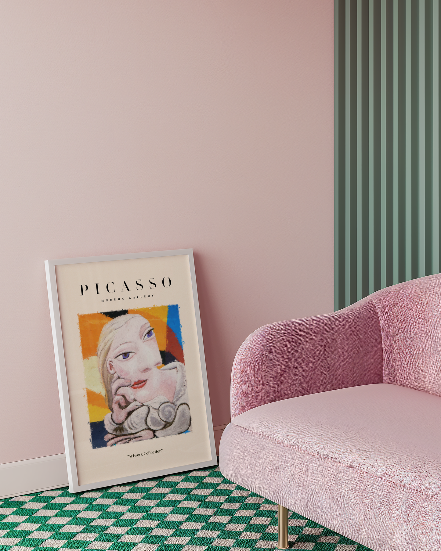 Picasso Blonde Portrait Poster