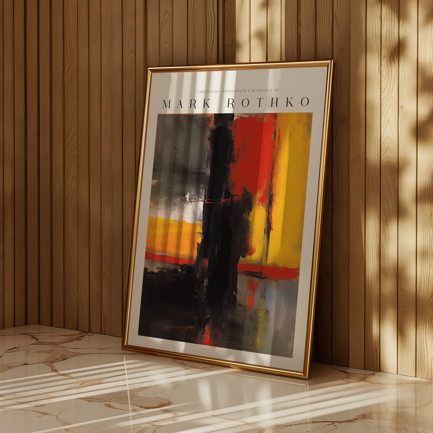 Red Over Rust Mark Rothko Poster