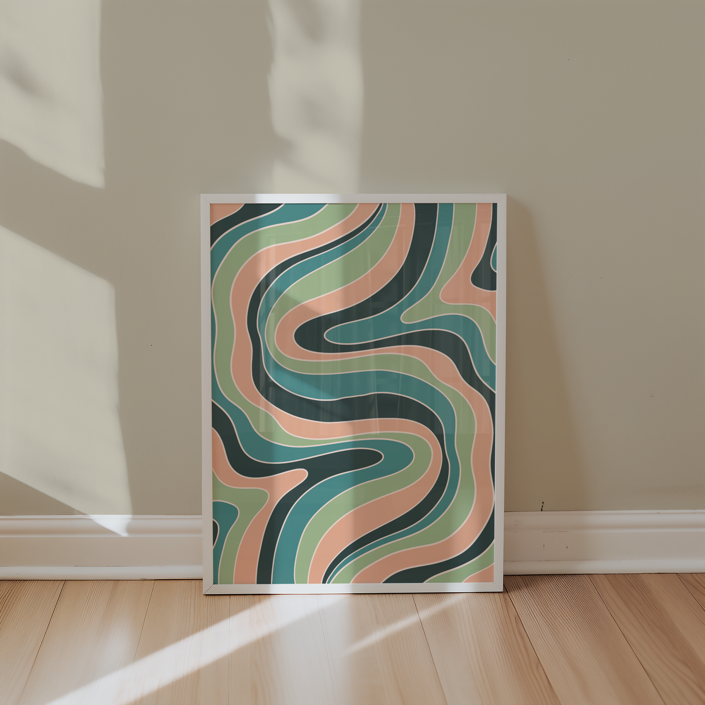 Verdant Waves Poster