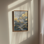 Golden Cloud Tides Poster