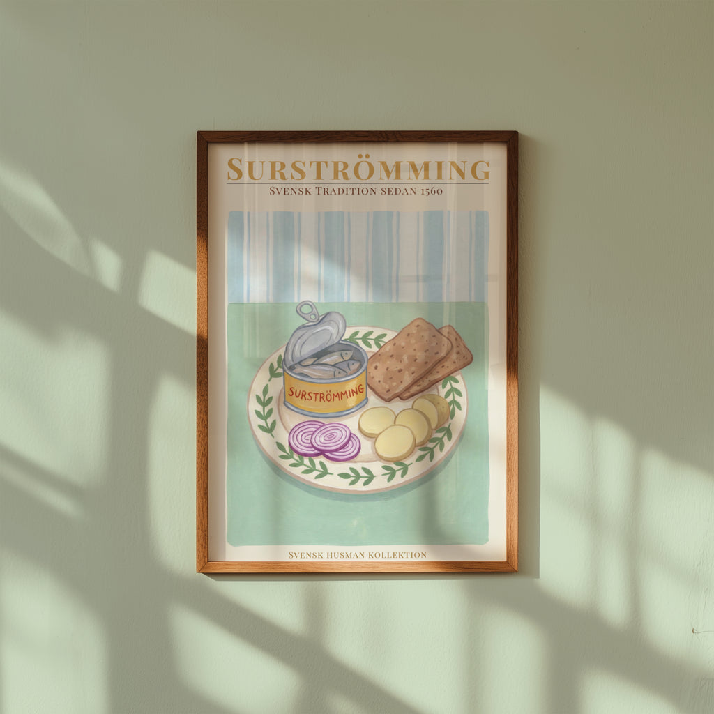 Surströmming Poster – poster väggdekoration inredning – Affischer hos Bozetto