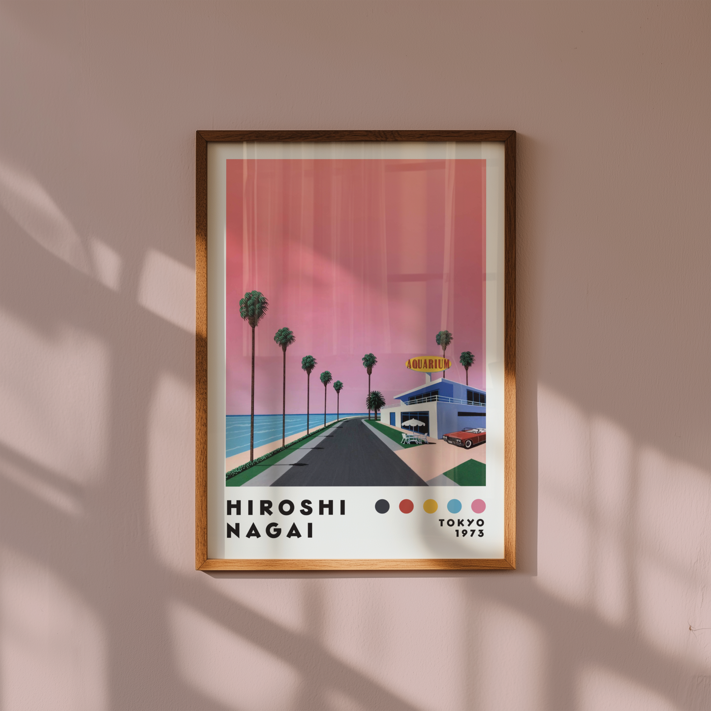 Hiroshi Nagai Sunset Coast Poster