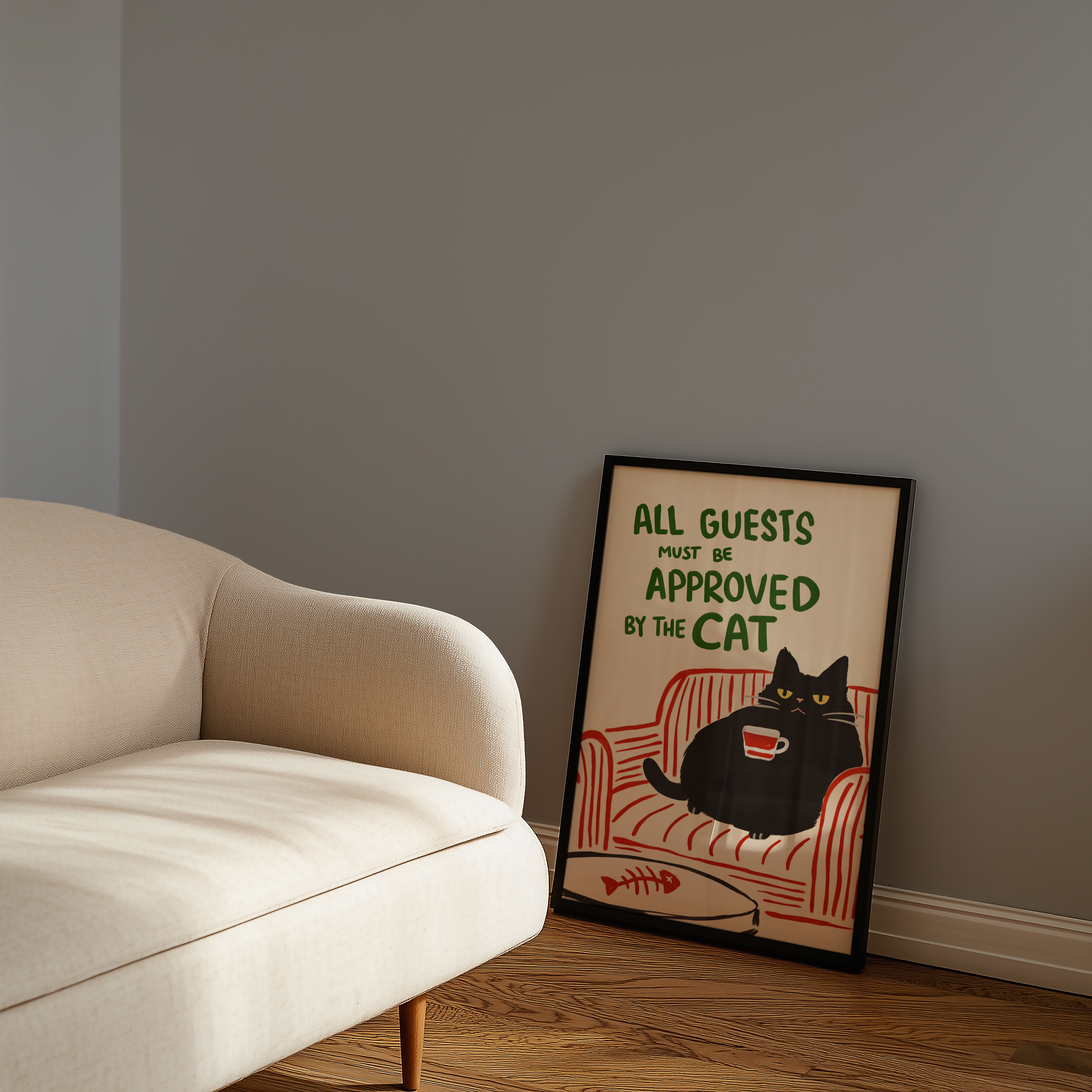 Approved by the Cat Poster