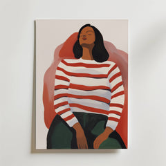 Red Stripes Poster